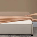 Axyaa Bamboo Fitted Sheet Double Queen Size Luxury Mattress Cover