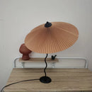 Axyaa Retro Pleated Umbrella Table Lamp Swing Iron Art for Master Bedroom
