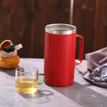Axyaa Stainless Steel Vacuum Cup with Lid, Double-layer 24oz Mug