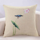 Lotus Cushion Cover by Axyaa: Stylish Home Decor Pillowcase for Living Room, Car, and More