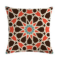 Axyaa Geometric Printed Linen Cushion Cover for Home Decoration 45x45cm