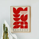 Axyaa Bauhaus Exhibition Canvas Poster Geometric Wall Art for Home Decor