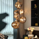 Axyaa LED Floor Lamp, Remote Control Dimming, Modern Minimalist Nordic Ins Style