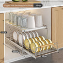 Axyaa Wood Drawer Organizer Dish Drying Rack Spicy Storage Home Gadget Set