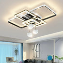 Modern Lustre Pendant Lamp for Home Decor by Axyaa - LED Ceiling Light for Bedroom, Kitchen, and Living Room