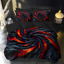 Axyaa Volcanic Rock Design Bedding Set - All-Season Soft, Machine Washable