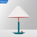 Axyaa Nordic Metal Desk Lamp with LED Bulb for Bedroom Study Decor