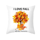 Autumn Maple Leaf Cushion Cover - Axyaa Home Decor Pillows