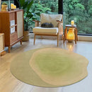 Axyaa Nordic Style Plush Living Room Rug: Soft, Fluffy, Irregular Shape for Bedroom & Home