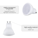 Axyaa RGBW LED GU10 Spotlight | 16 Color Remote Control Bulb