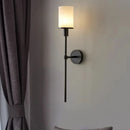 Axyaa Marble Wall Light Brass E14 Bulb Gold Black Copper