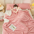 Axyaa Lamb Wool Throw Blanket Double Sided Queen Duvet Cover Bedspread