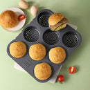 Silicone Bread Baking Plate by Axyaa: High Temp Resistant Hamburger Mold