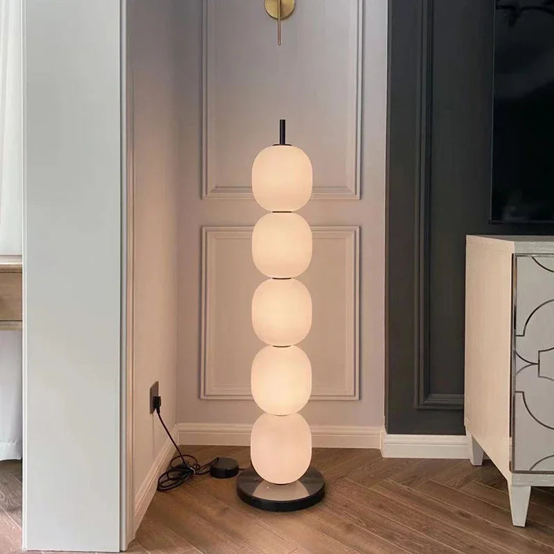 Axyaa Nordic LED Floor Lamp Modern Fashion Tomatoes on Sticks Standing Light