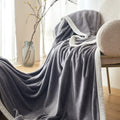 Axyaa Soft Flannel Blanket: All Season Lightweight Coral Fleece Throw for Sofa, Bed