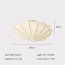 Axyaa Nordic Silk E27 LED Ceiling Light Cloud Chandelier Indoor Lamparas