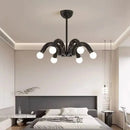 Axyaa French Cream Hanging Light: Modern Magic Bean Pendant for Bedroom, Living Room, and Study