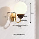 Axyaa Japanese Style LED Wall Lights for Home Decor, 4w Bedside Lamp