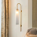 Axyaa Glass Wall Lamp for Luxury Bedside Light in Hotel Bedroom