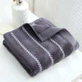 Axyaa Luxury Soft Embroidered Beach Towel - Super Absorbent and Quick Dry