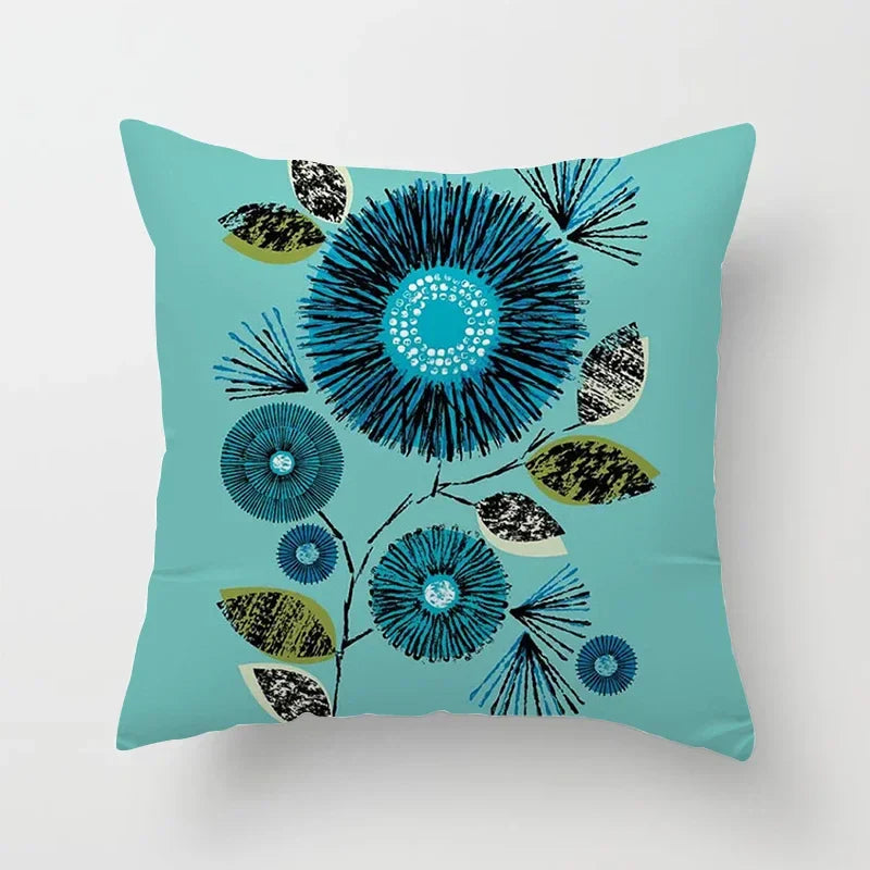 Bohemian Geometric Pattern Printed Pillowcase - Axyaa Brand