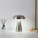 Axyaa LED Touch Table Lamp Rechargeable 3 Color Metal Desk Room Decor
