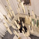 Axyaa Modern Stair Chandelier Pendant Ceiling Light