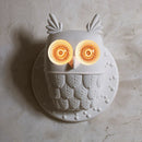 Axyaa Owl Wall Lamp: Nordic Resin Postmodern Design for Living Room Bedroom Home Art Decor