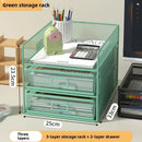 Axyaa File Tray Rack Organizer - Desktop Paper Sorter & Mail Stand