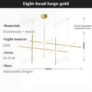 Axyaa Minimalist Villa Living Room LED Chandelier Staircase Lamp