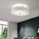 Axyaa Maple Leaf Crystal Glass Ceiling Chandelier for Luxury Living Room Bedrooms