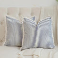 Axyaa Striped Pillow Case Cushion Cover Soft Square Sofa Decoration Throw Pillowcases