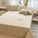 Axyaa Cotton Coarse Cloth Bed Sheet Set, Soft Mat & Quilt - Single/Double, Print, Washable