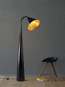 Luxury Black Nordic Floor Lamp for Minimalist Room Decor by Axyaa