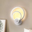 Axyaa LED Music Wall Lamp Modern Spiral Sconce for Home Decor Lighting