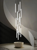 Axyaa Loft Black Chandelier for Living Room & Staircase