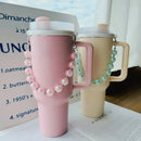 Axyaa Beads Tumbler Handle Strap: Kawaii Water Bottle Sling Holder