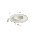 Axyaa Ceramic Dinner Plate Set Solid Color Tableware