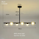 Axyaa LED Glass Ball Chandeliers for Home Decor & Kitchen Lighting