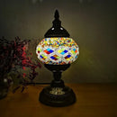 Mediterranean Style Turkish Table Lamp by Axyaa: Hand-Inlaid Glass Mosaic for Bedroom & Living Room