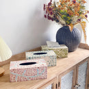 Axya Mother of Pearl Tissue Box: European Handmade Decorative Storage & Organization