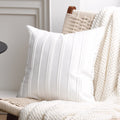 Axyaa Velvet Striped Cushion Cover | Stylish Home Decoration Pillow Cover