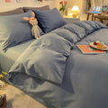 Axyaa Solid Color Duvet Cover Double/Queen Size, Anti-Mite & Durable