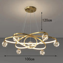 Axyaa Modern LED Pendant Chandelier for Dining Room Ceiling Lighting