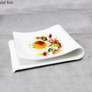 Axya Modern Ceramic Dinner Plates Set for Steak, Sushi, and Desserts
