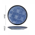 Axyaa Retro Ceramic Steak & Sushi Plate for Molecular Cuisine Tableware