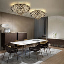 Axyaa Luxury Crystal Chandelier with Remote Control for Home and Hotel Decor