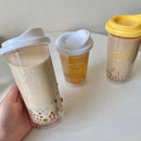 Axyaa Iced American Coffee Cup Tritan Water Bottle for Women