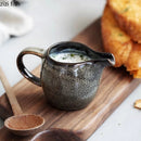 Axyaa Ceramic Milk Jug with Handle: Retro Style Gravy Boat & Seasoning Tool