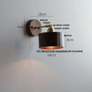 Axyaa LED Wall Sconce Walnut Wood Rotate Stair Light Fixture Nordic Modern Style